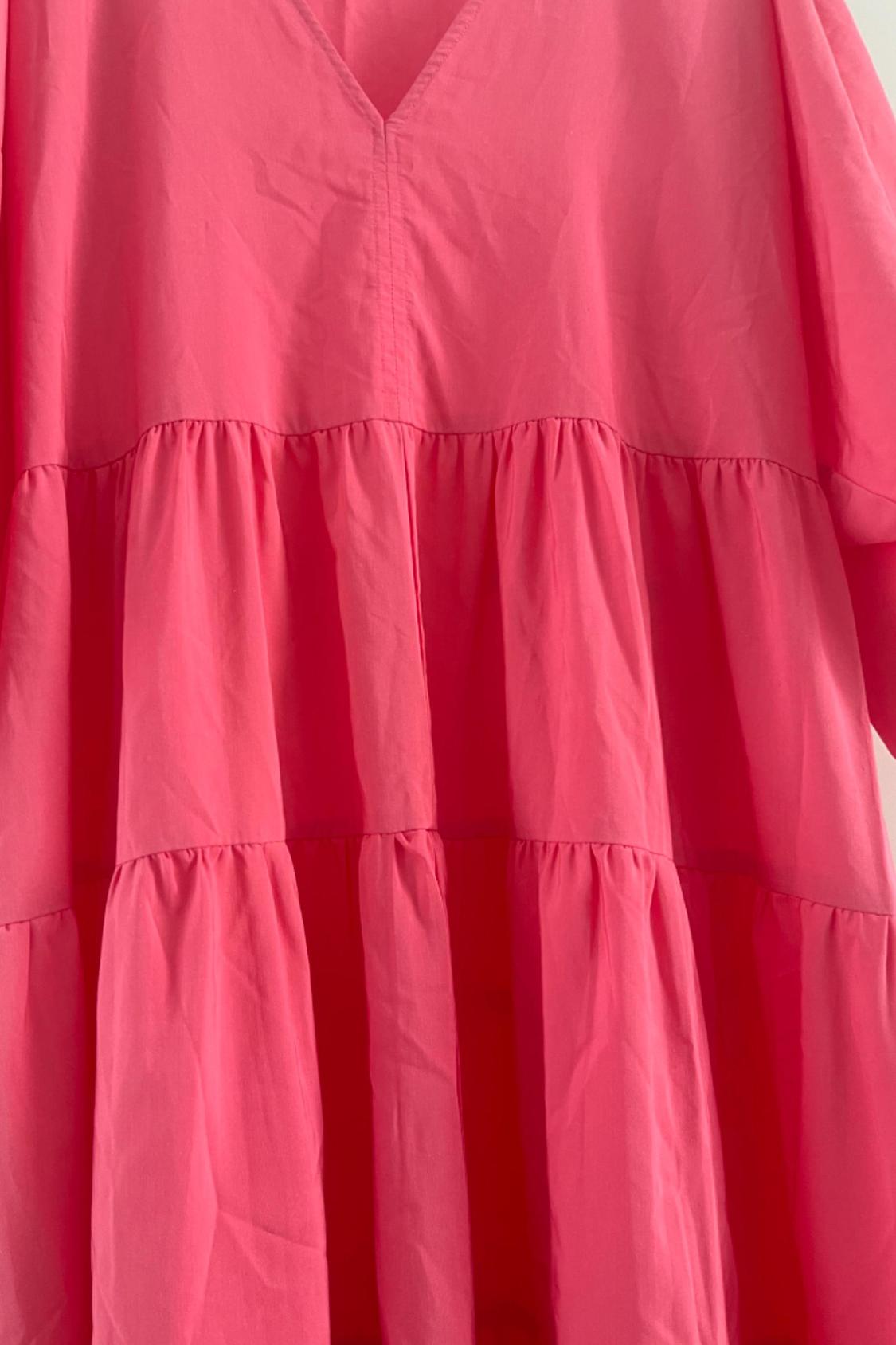 POPLIN PANELLED DRESS