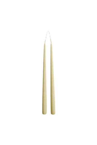 LONG MATTE DECORATIVE CANDLE - Beige by Zara