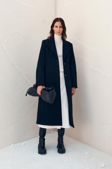 ПАЛЬТО X STUDIO NICHOLSON ИЗ СМЕСОВОЙ ШЕРСТИ — ЧЕРНЫЙ от Zara — изображение 0