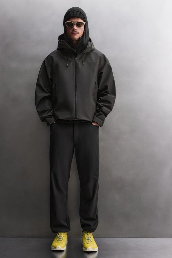 TECHNICAL WATERPROOF JACKET - Black by Zara - Image 0