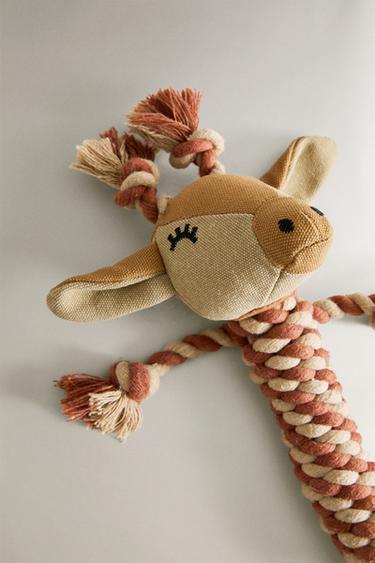 JOUET GIRAFE CORDE ANIMAL DE COMPAGNIE - Beige de Zara - Image 2