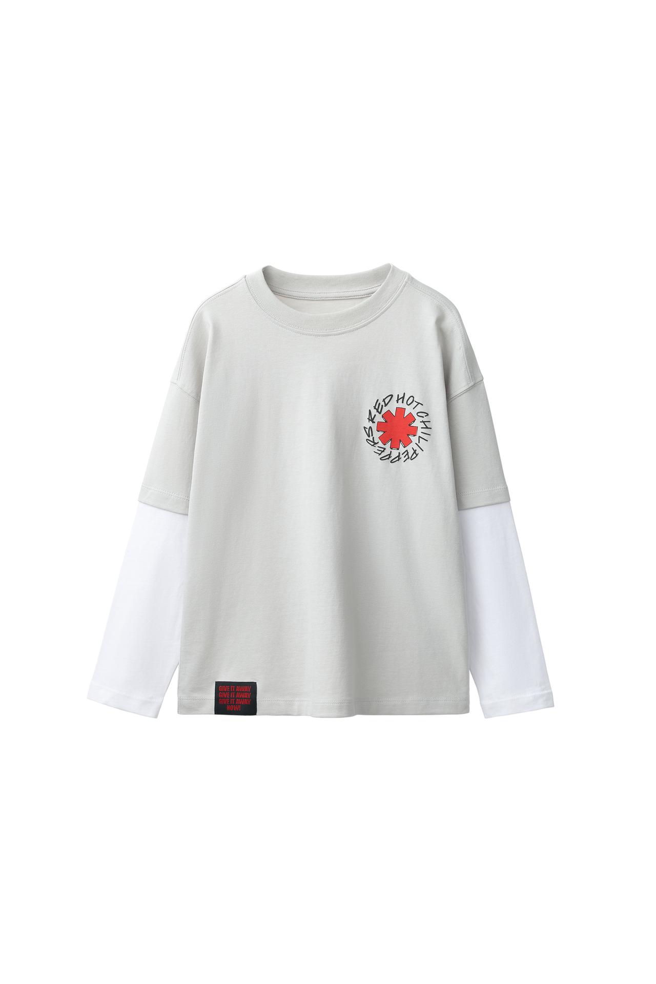 RED HOT CHILI PEPPERS ® PRINT DOUBLE-SLEEVE T-SHIRT