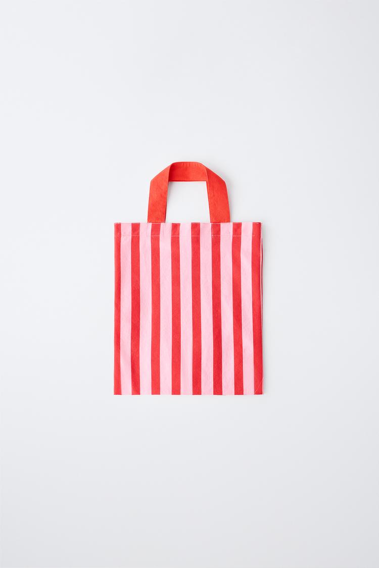 Bolso de Estampado de Rayas
