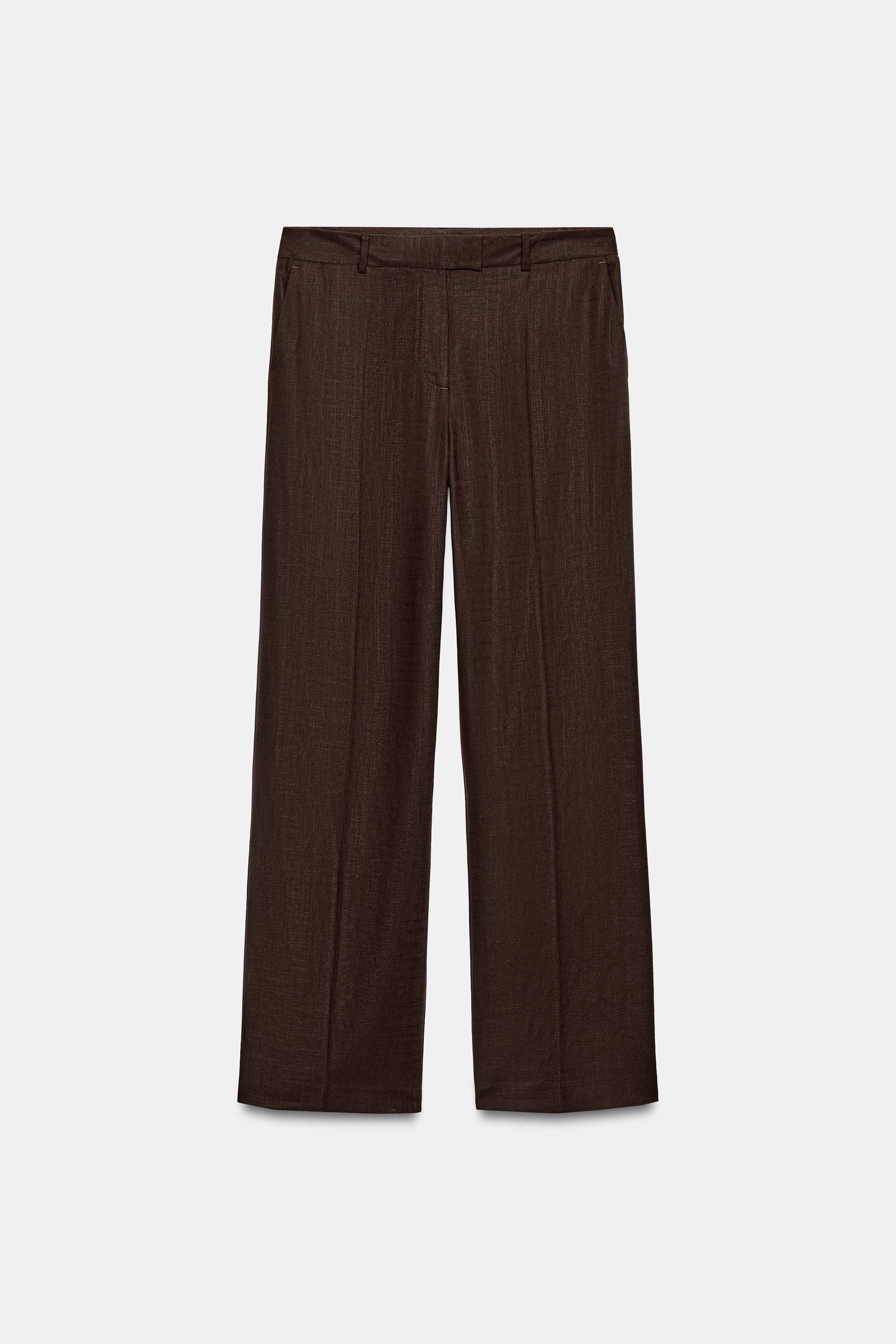 Straight-Leg Trousers
