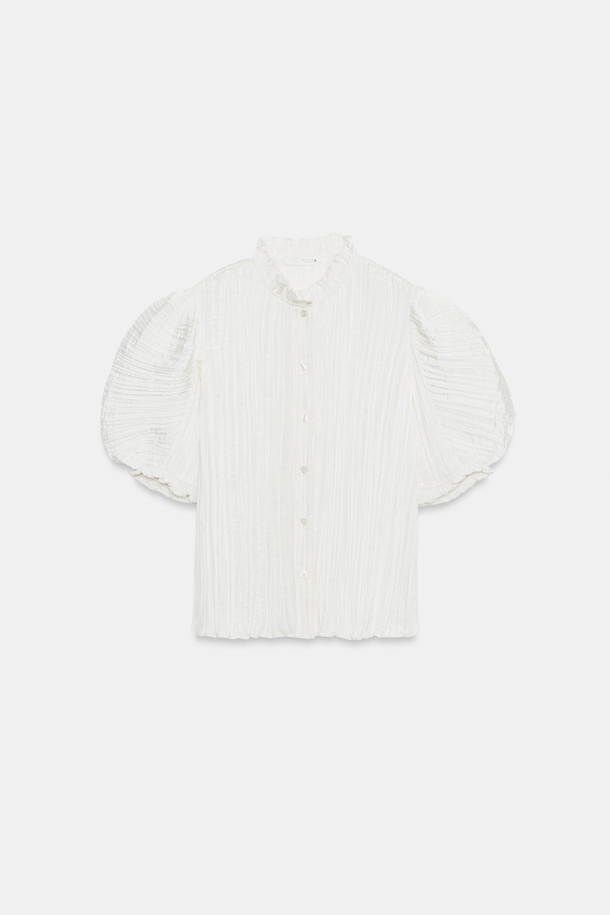 ZW COLLECTION PLEATED BLOUSE