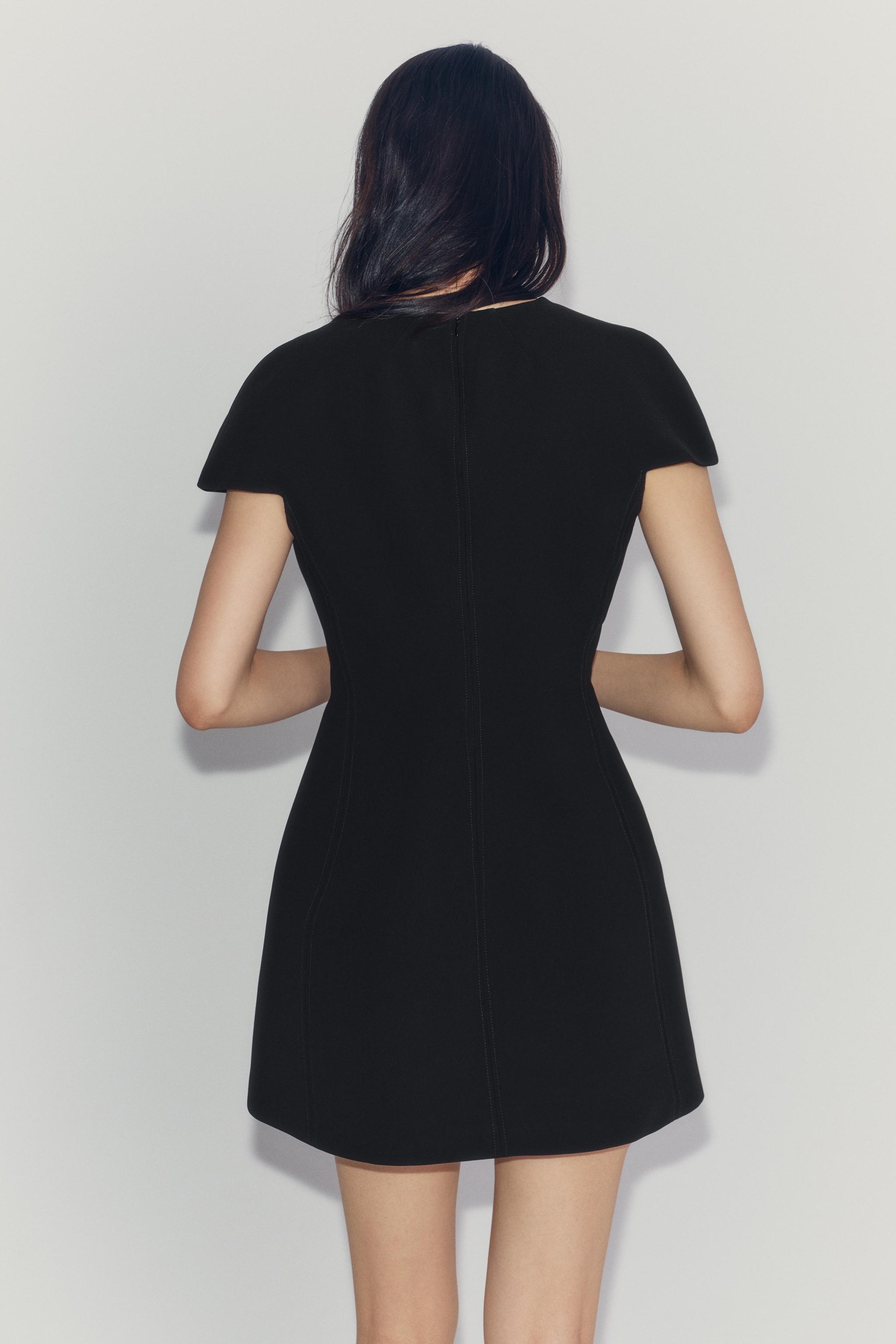 Zara ZW COLLECTION MİNİ ELBİSE görsel 4