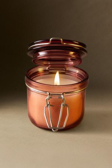 (120 G) SCENTED CANDLE SWEET COTTON — Pastel pink 1