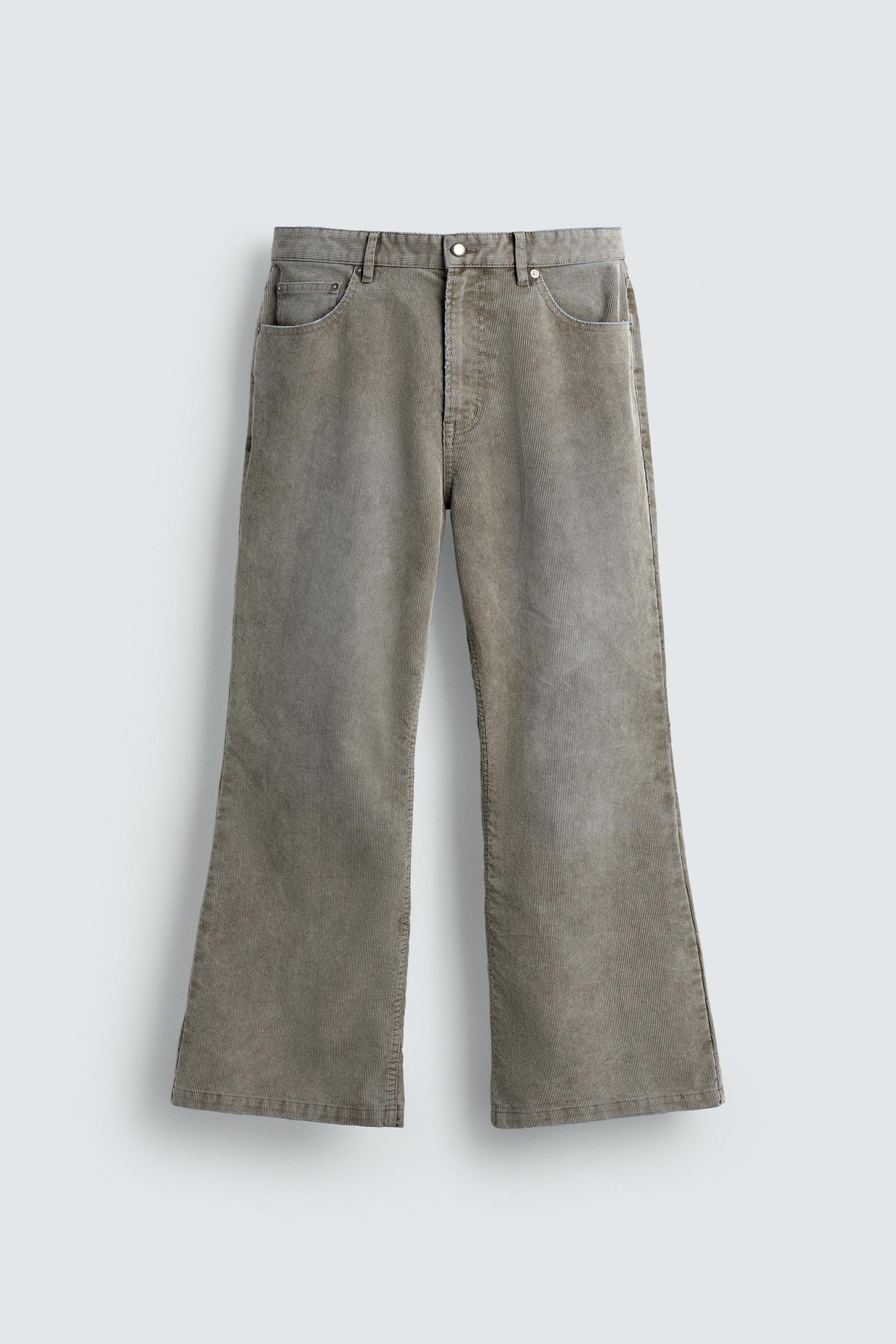 PANTALON FLARE EN VELOURS CÔTELÉ