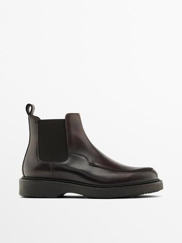 Zara Moc toe Chelsea boots - Brown