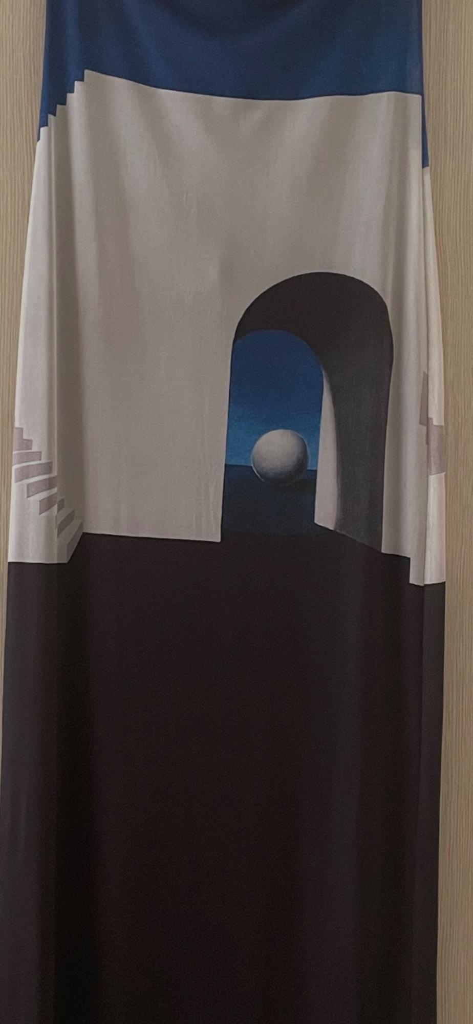 RENÉ MAGRITTE PRINT TULLE DRESS - Image 3