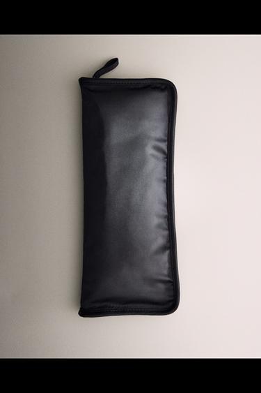SATEEN OBJECT HOLDER WASH BAG - Navy Blue by Zara - Image 5