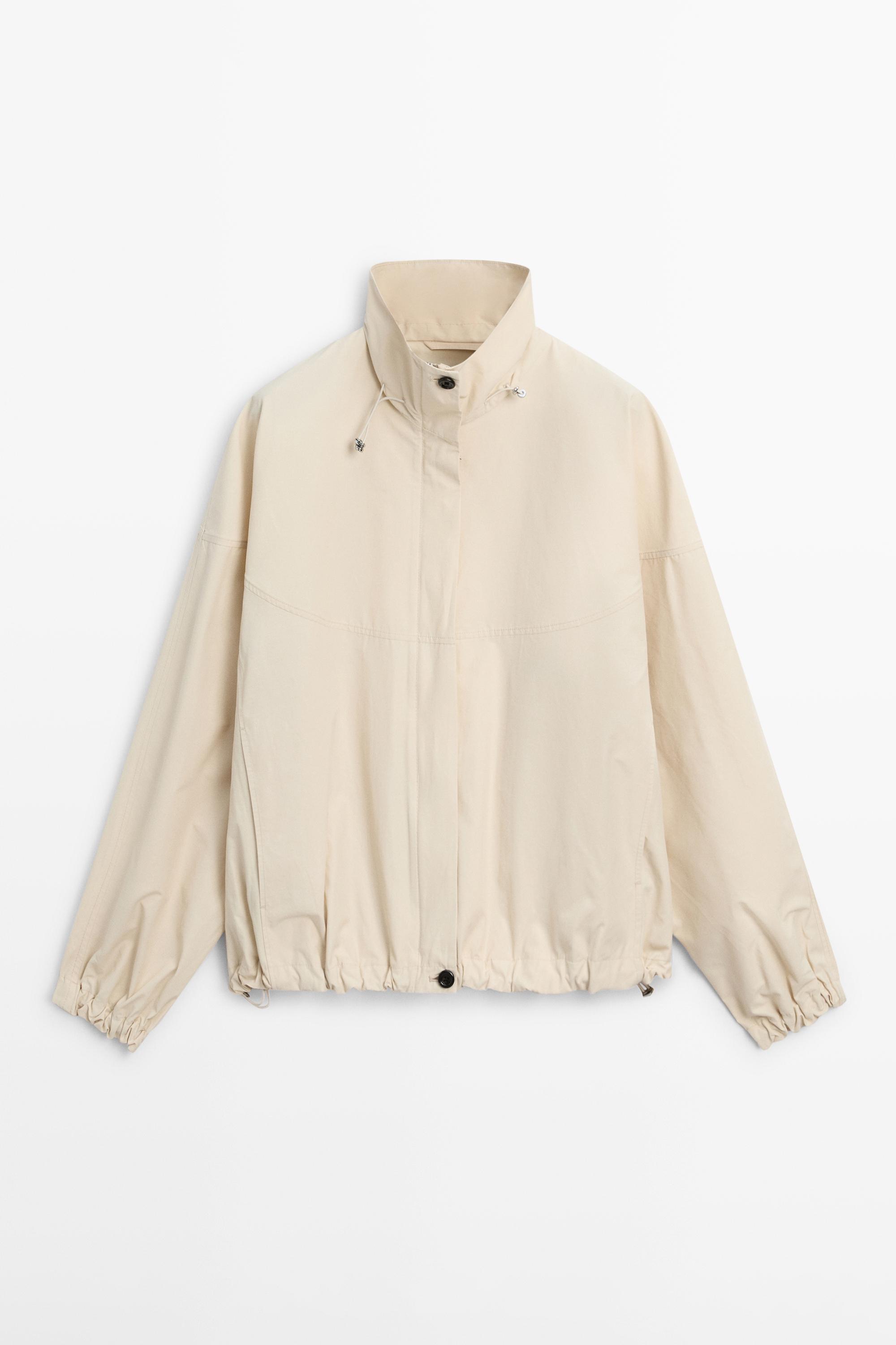 Veste bomber matelassée col montant