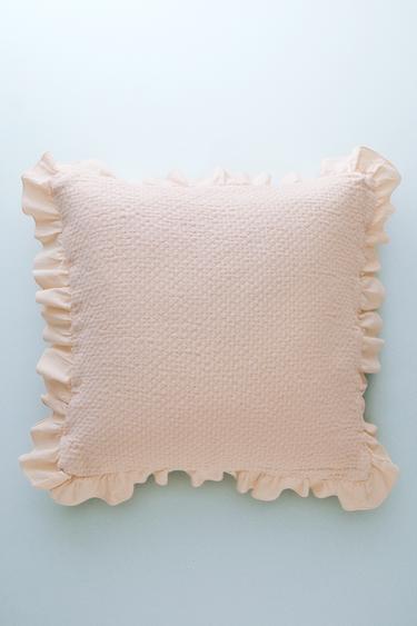 HOUSSE DE COUSSIN ENFANT VOLANT - Rose poudré de Zara - Image 5
