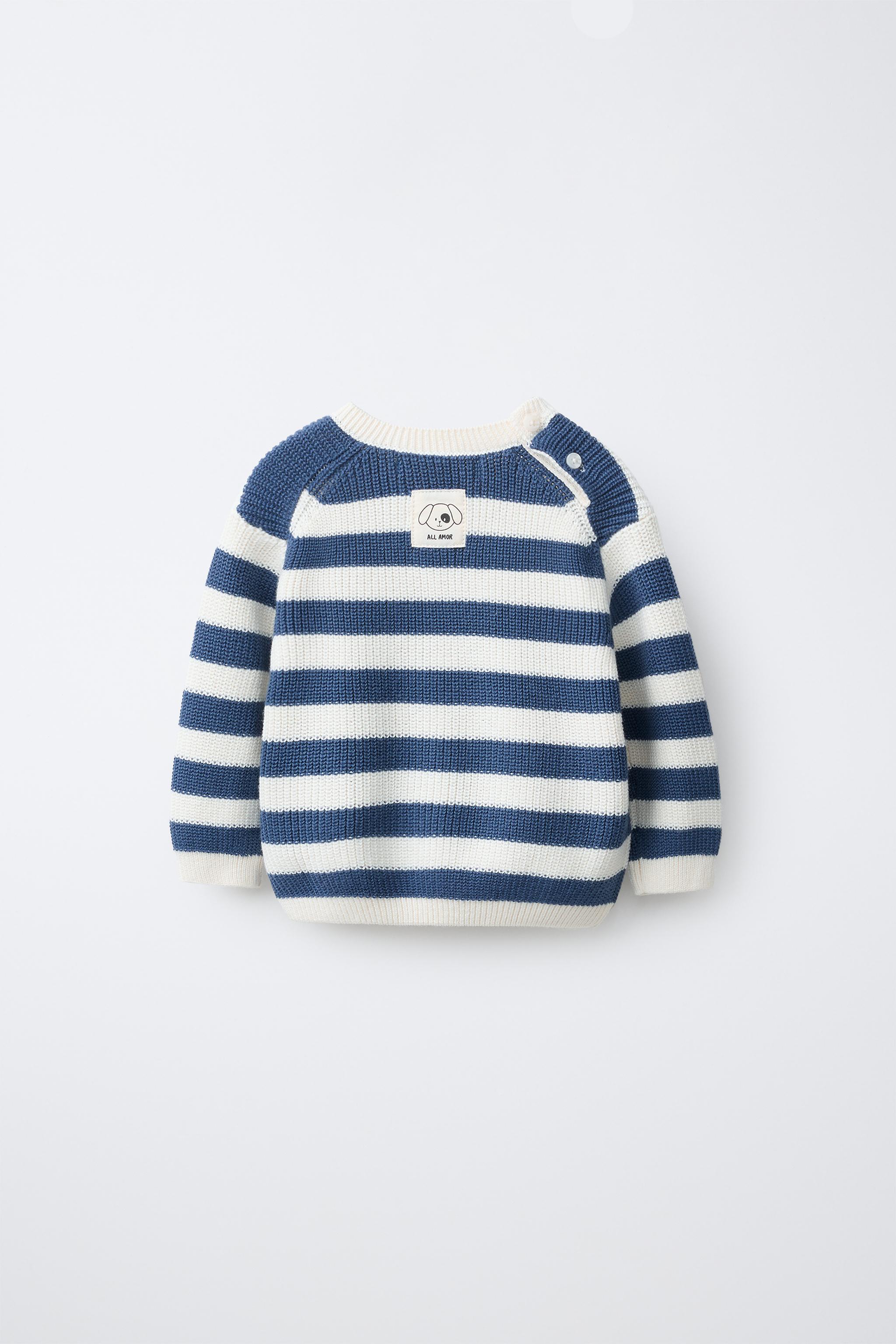 PULL EN MAILLE À RAYURES