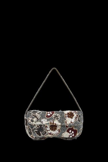 BEADED SHOULDER BAG - Multicoloured by Zara - Image 0