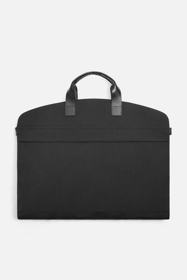 Zara NYLON GARMENT BAG - Black - Image 0