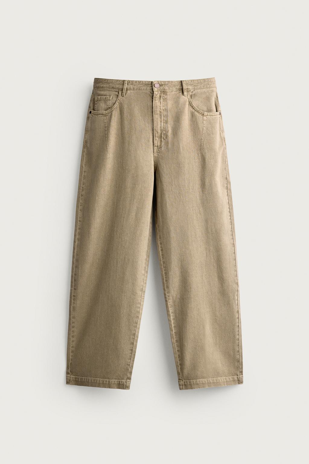 COTTON-LINEN WASHED TROUSERS