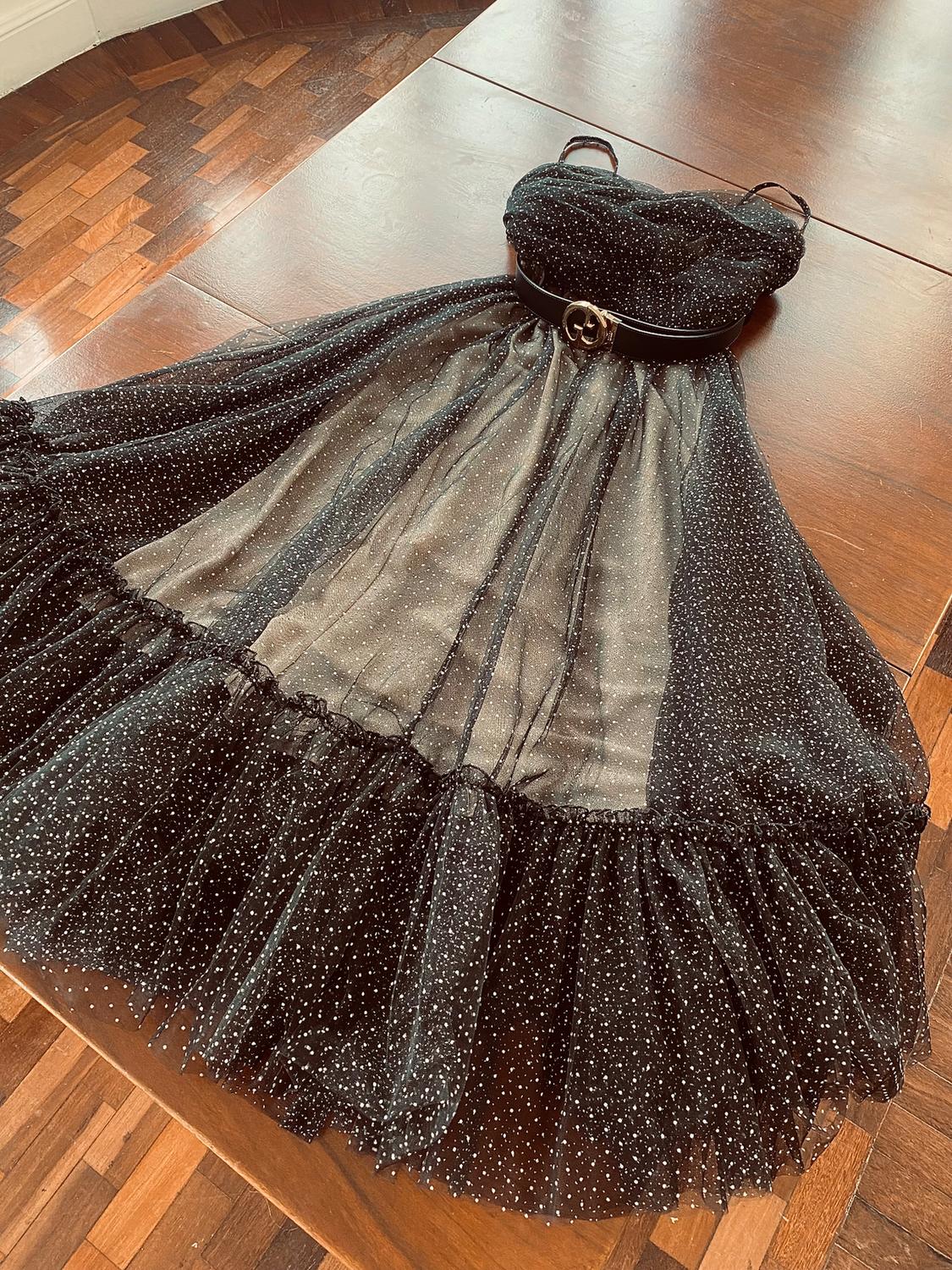 LONG TULLE DRESS - Image 5