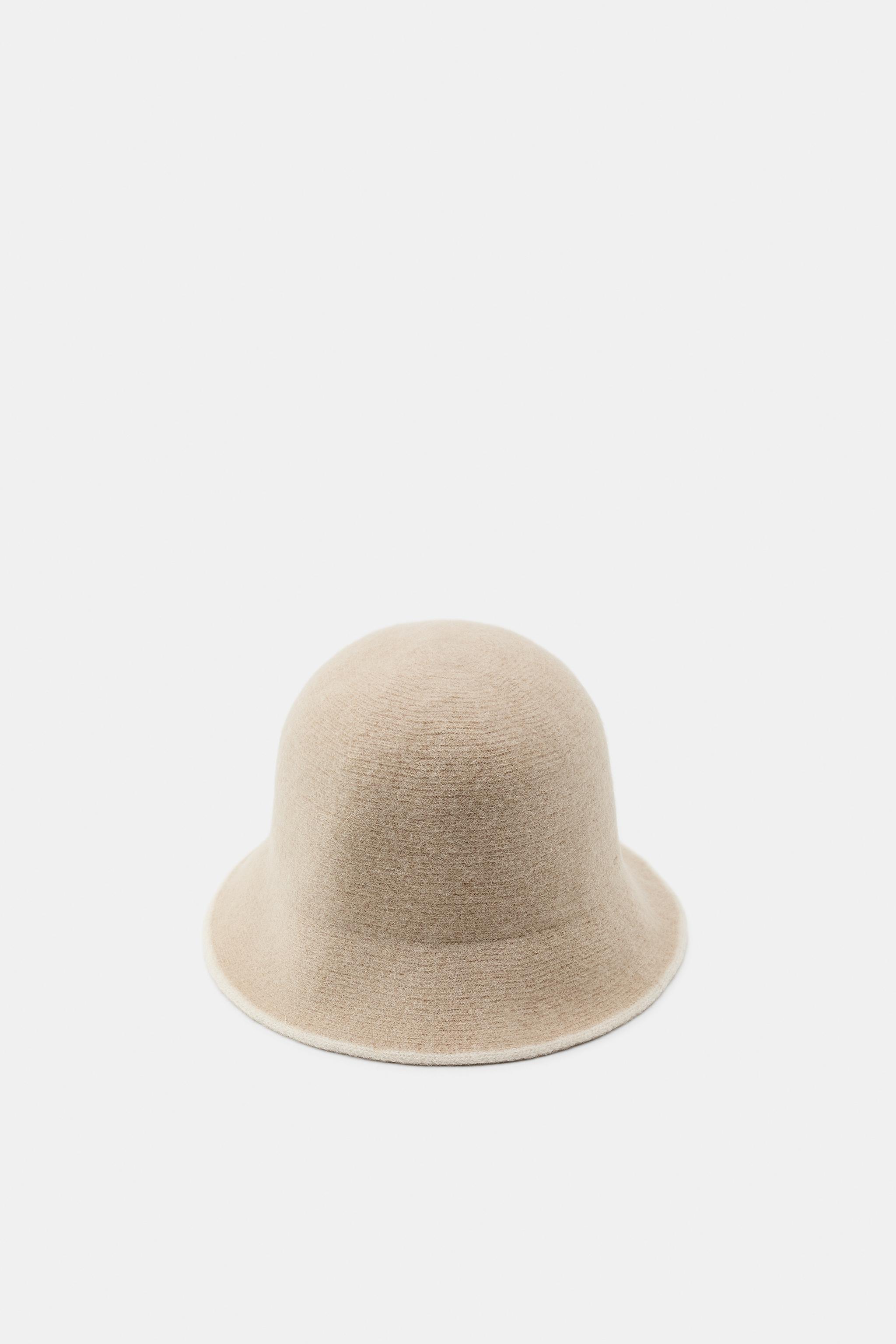 CONTRAST WOOL HAT