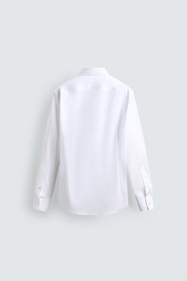CHEMISE SLIM FIT CONFORT - Blanc de Zara - Image 6