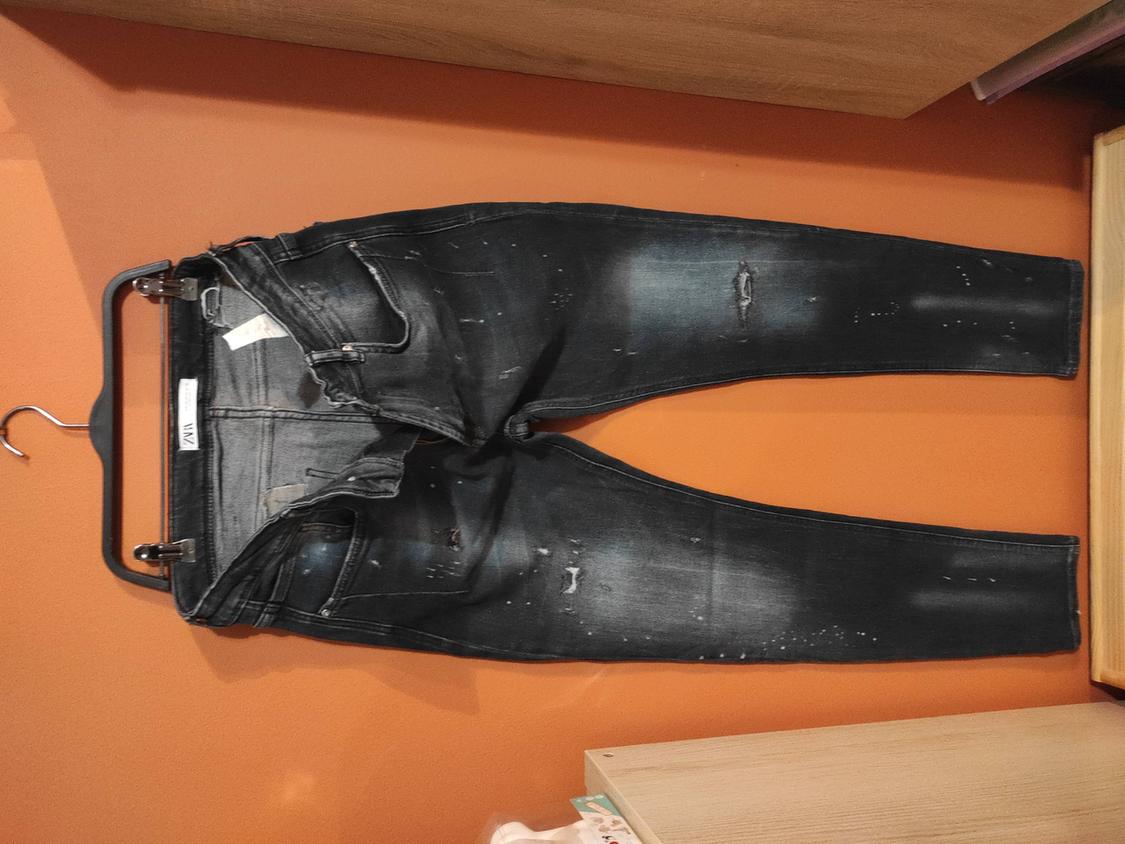 SKINNY JEANS WITH PAINT SPLATTER - Image 2