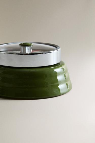 KITCHEN TIMER WITH MAGNET - Olive green by Zara - Image 3