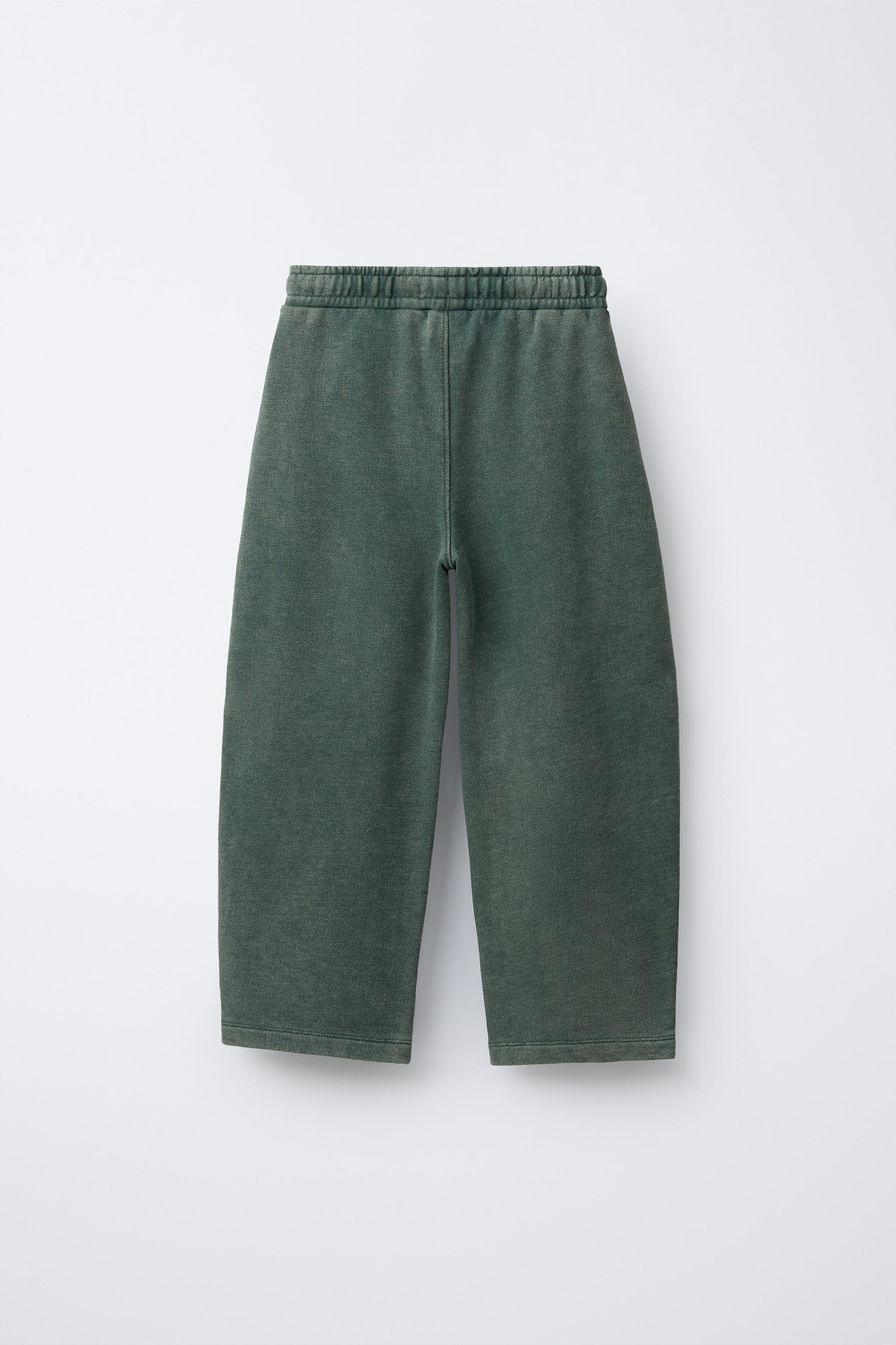 WASHED EFFECT BALLOON PANTS