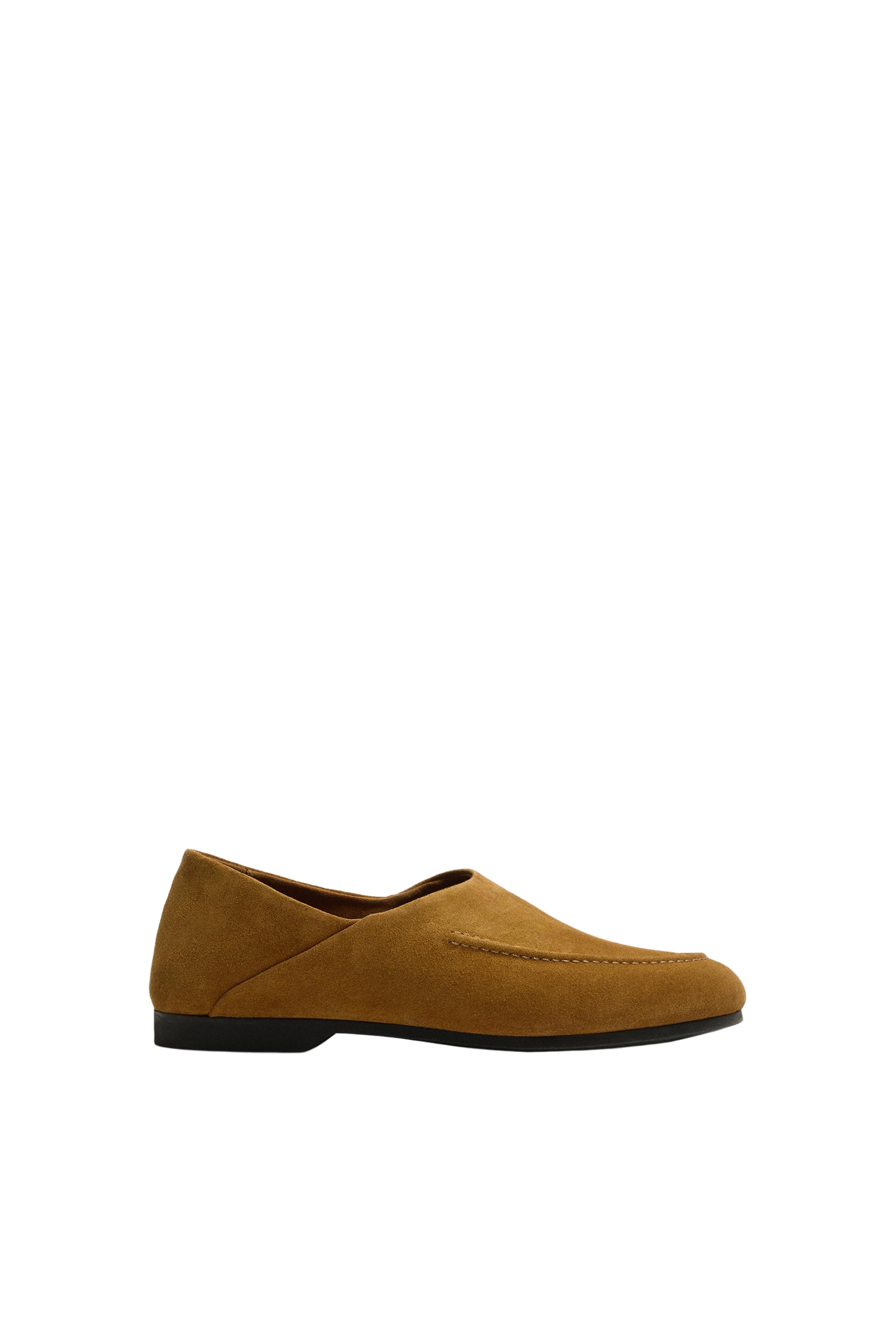 MOCASSIM DE COURO SAMUEL DE SABOIA X ZARA - Marrom-camel | ZARA Brasil
