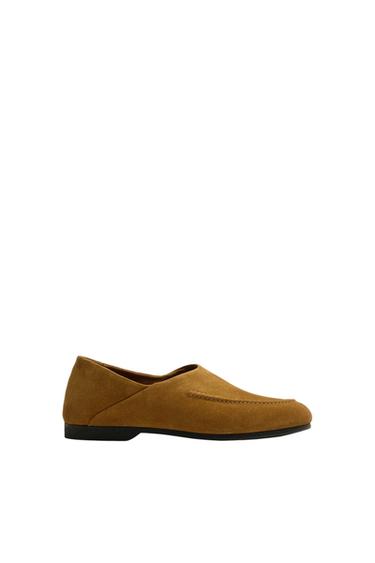 LEATHER LOAFERS SAMUEL DE SABOIA X ZARA - Camel Brown by Zara