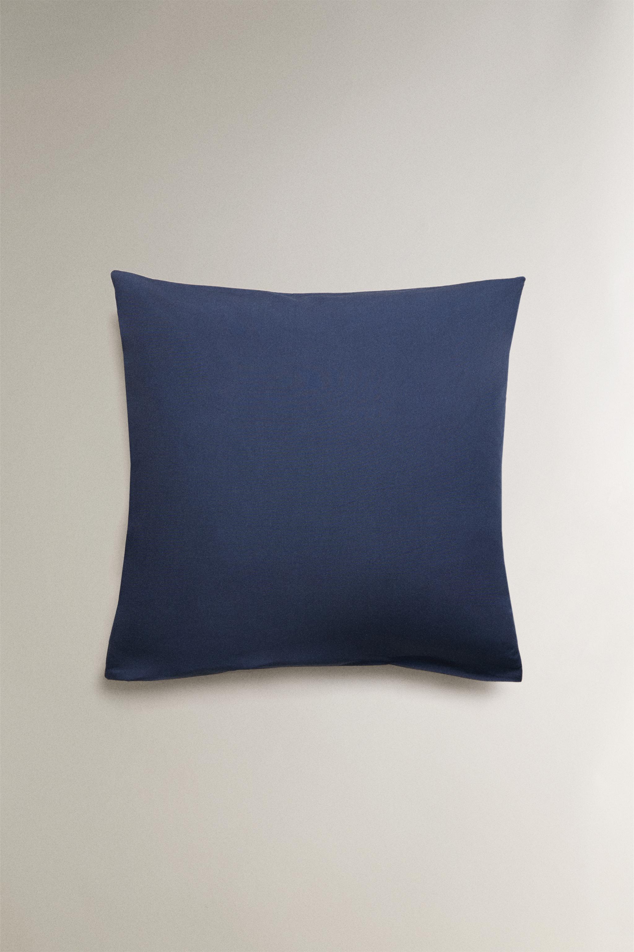 Zara REVERSIBLE COTTON PERCALE PILLOWCASE — фото 3