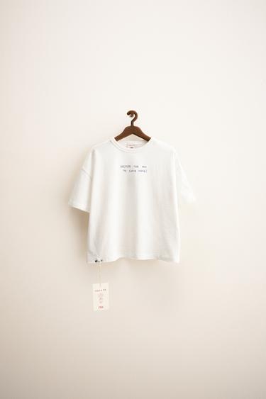 ZARA TIMELESS - ORFAYO © EMBROIDERED T-SHIRT - White by Zara