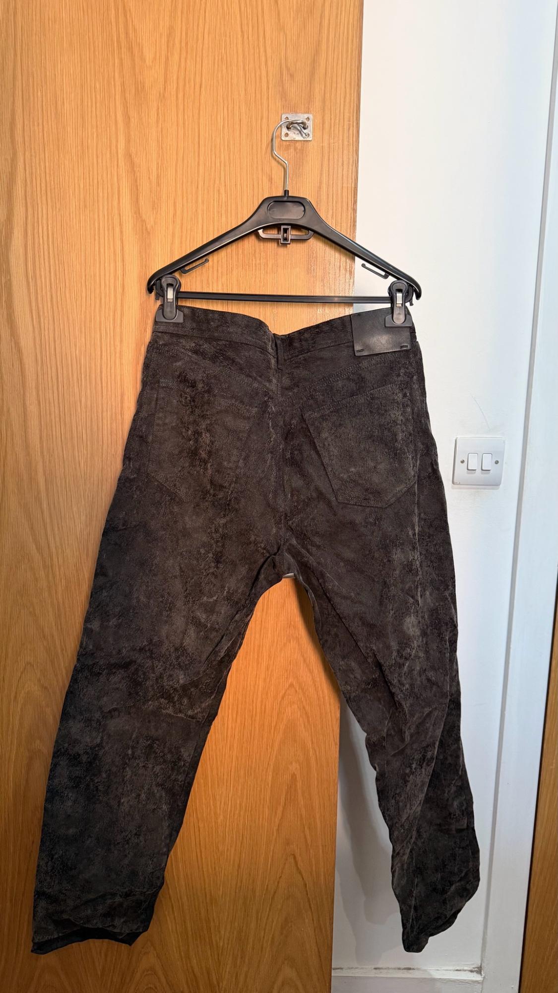 ABSTRACT JACQUARD STRAIGHT-LEG JEANS - Image 2