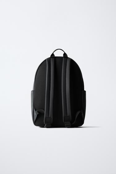 RUBBERISED SCHOOL BACKPACK - Black by Zara - Image 4