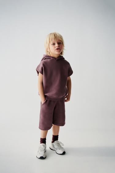 HOODED LOGO VEST - Russet by Zara - Image 0