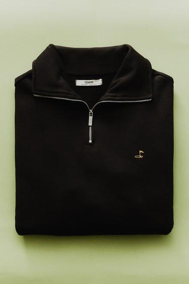 Zara Kahverengi - GOLF SWEATSHIRT