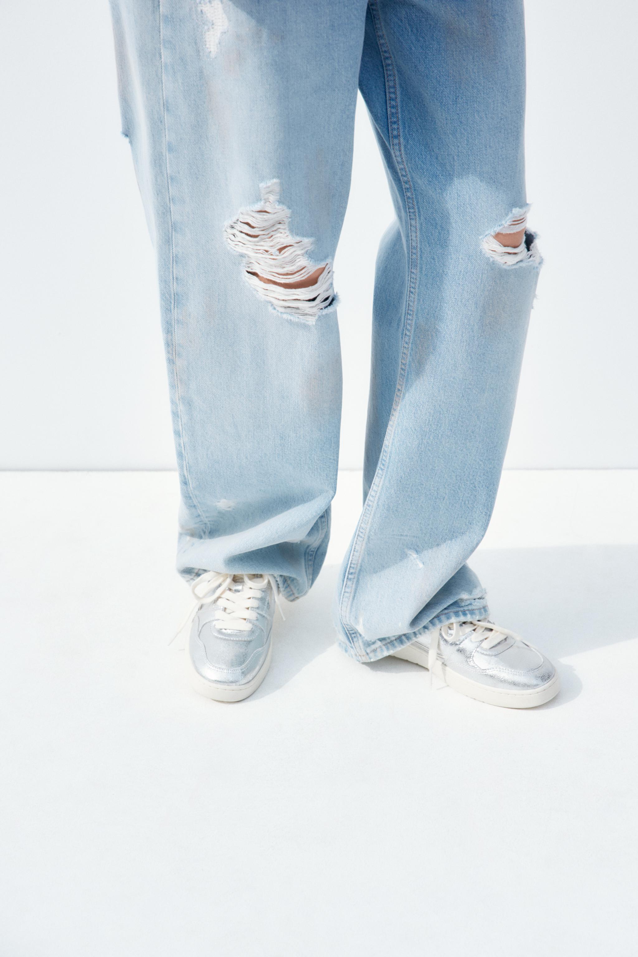 スペイン発送 ZARA ノットメタリックエフェクトミュール 最新作 スペイン発送 ZARA メタリック効果のある細ヒールサンダル 限定