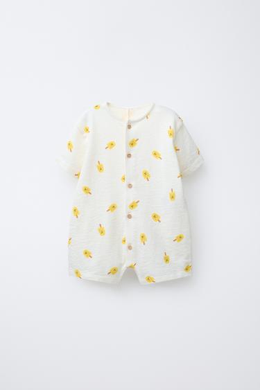 ICE LOLLY PRINT JUMPSUIT - Light ecru by Zara - Image 0
