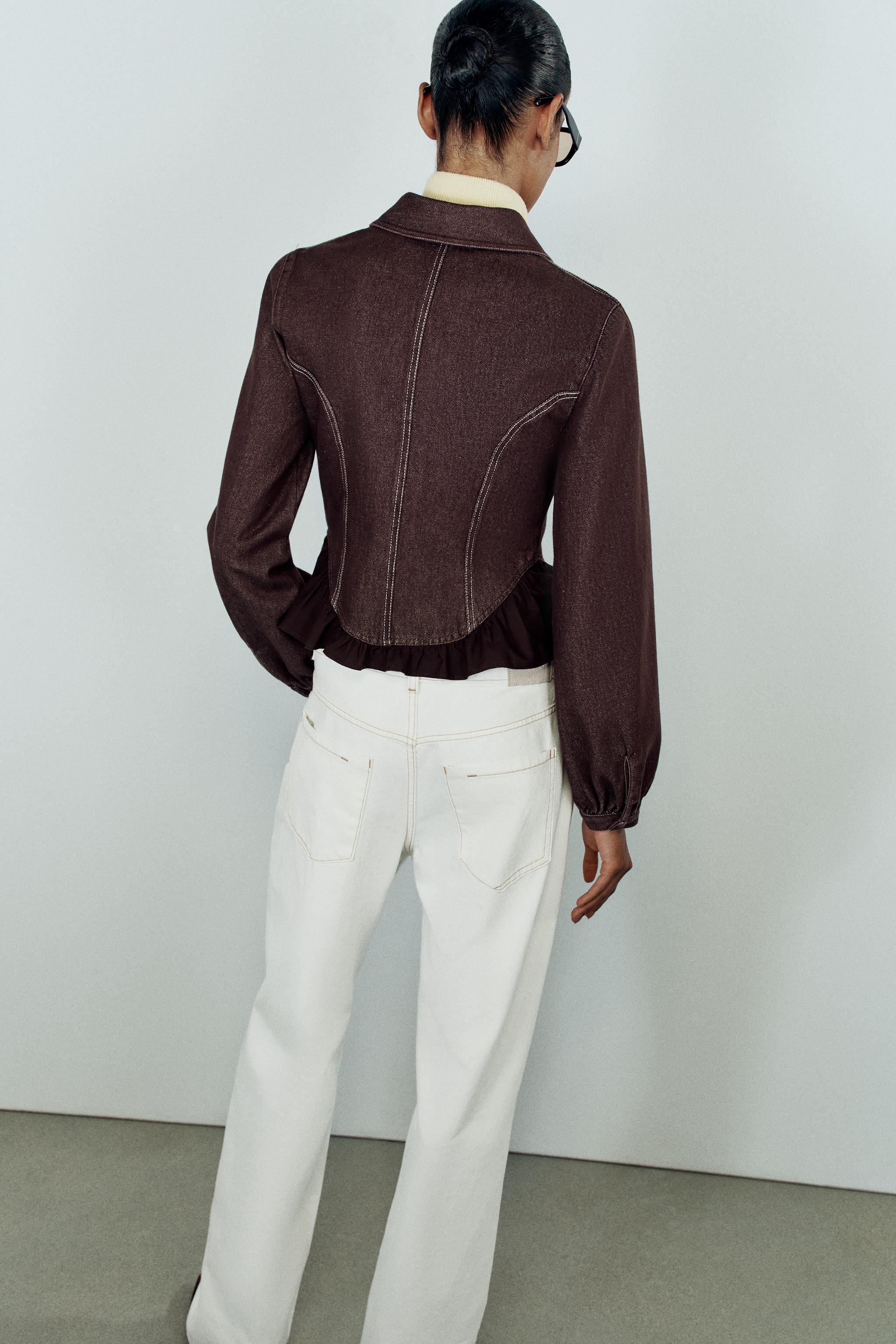 CHEMISE Z1975 EN DENIM À BAS BIMATIÈRE