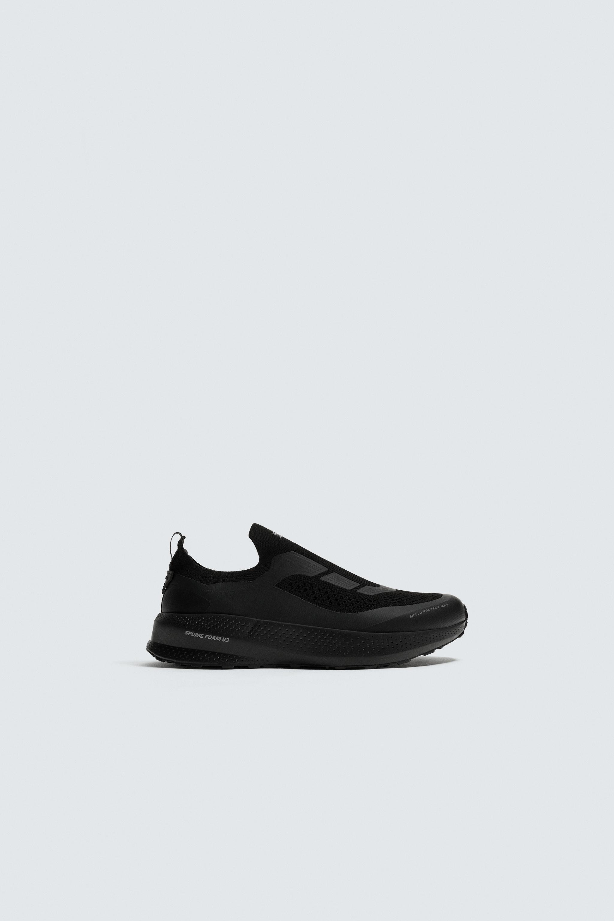 ZARA ブラック スニーカー ZARA ザラ 厚底スニーカー ブラック 38 24 5cm｜Yahoo!フリマ