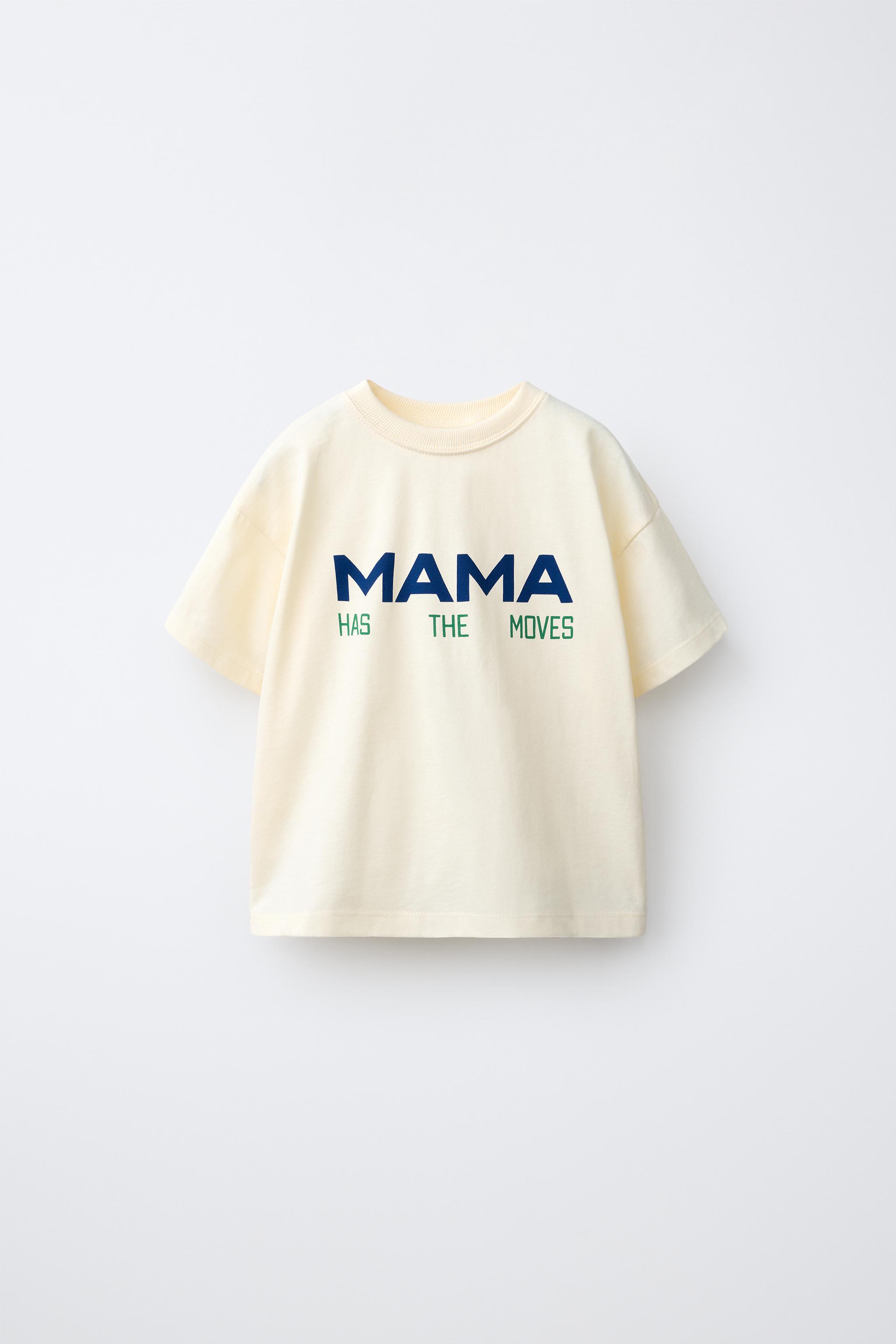 サラmama MOM AND DAD PRINT T-SHIRT - Light yellow | ZARA United States