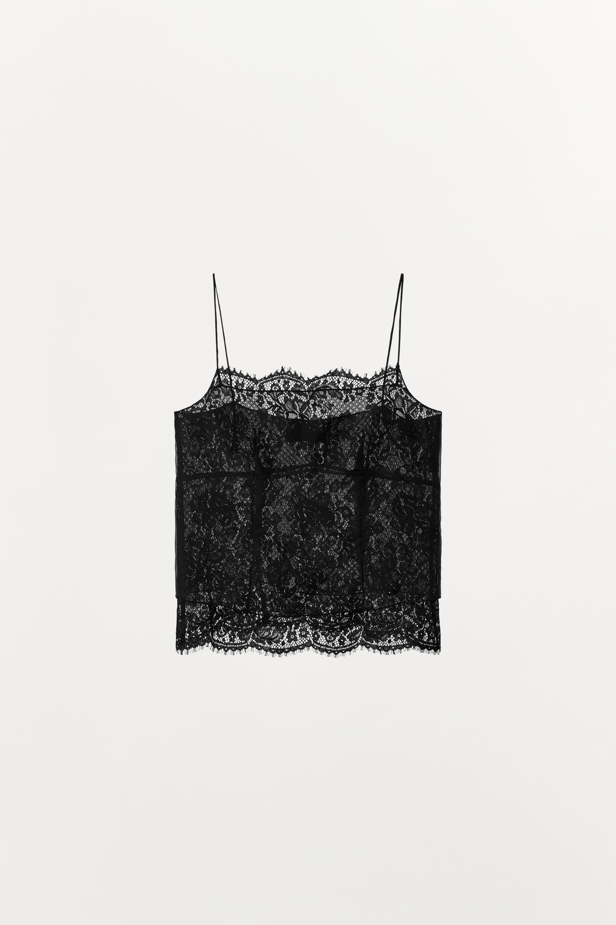 HAUT STYLE LINGERIE 100% SOIE ZW COLLECTION