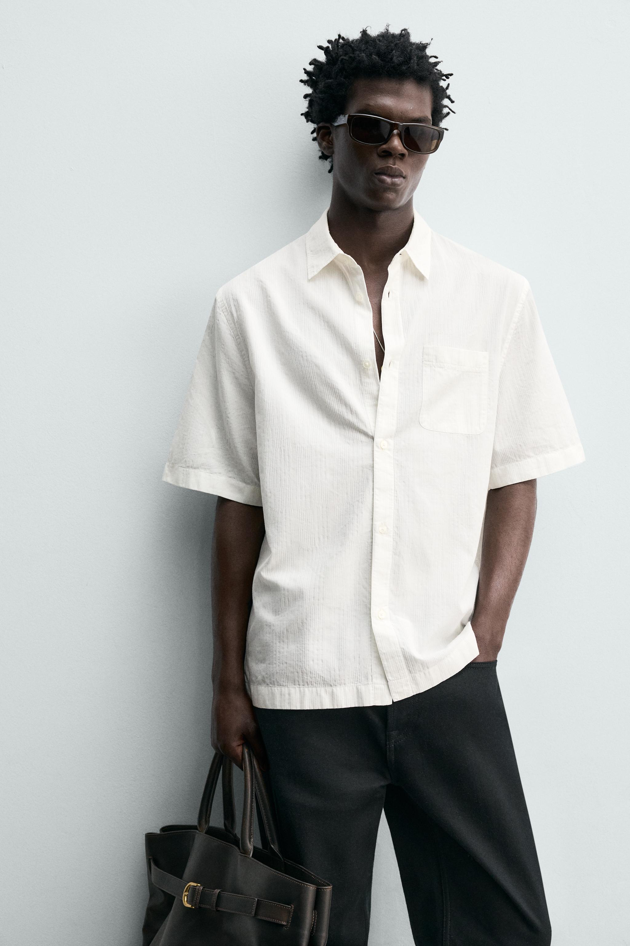 TEXTURED JACQUARD SHIRT
