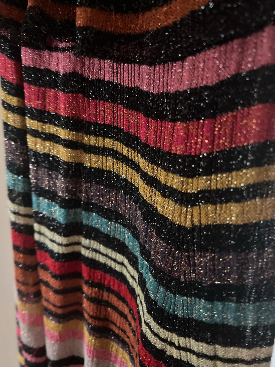 MULTICOLOURED STRIPED DRESS - Image 2
