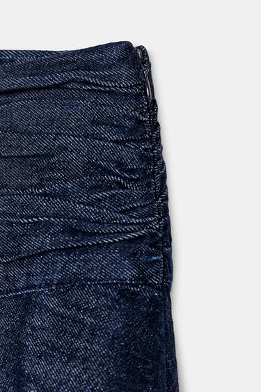 Z1975 ASYMMETRIC MIDI SKIRT - Blue by Zara - Image 8