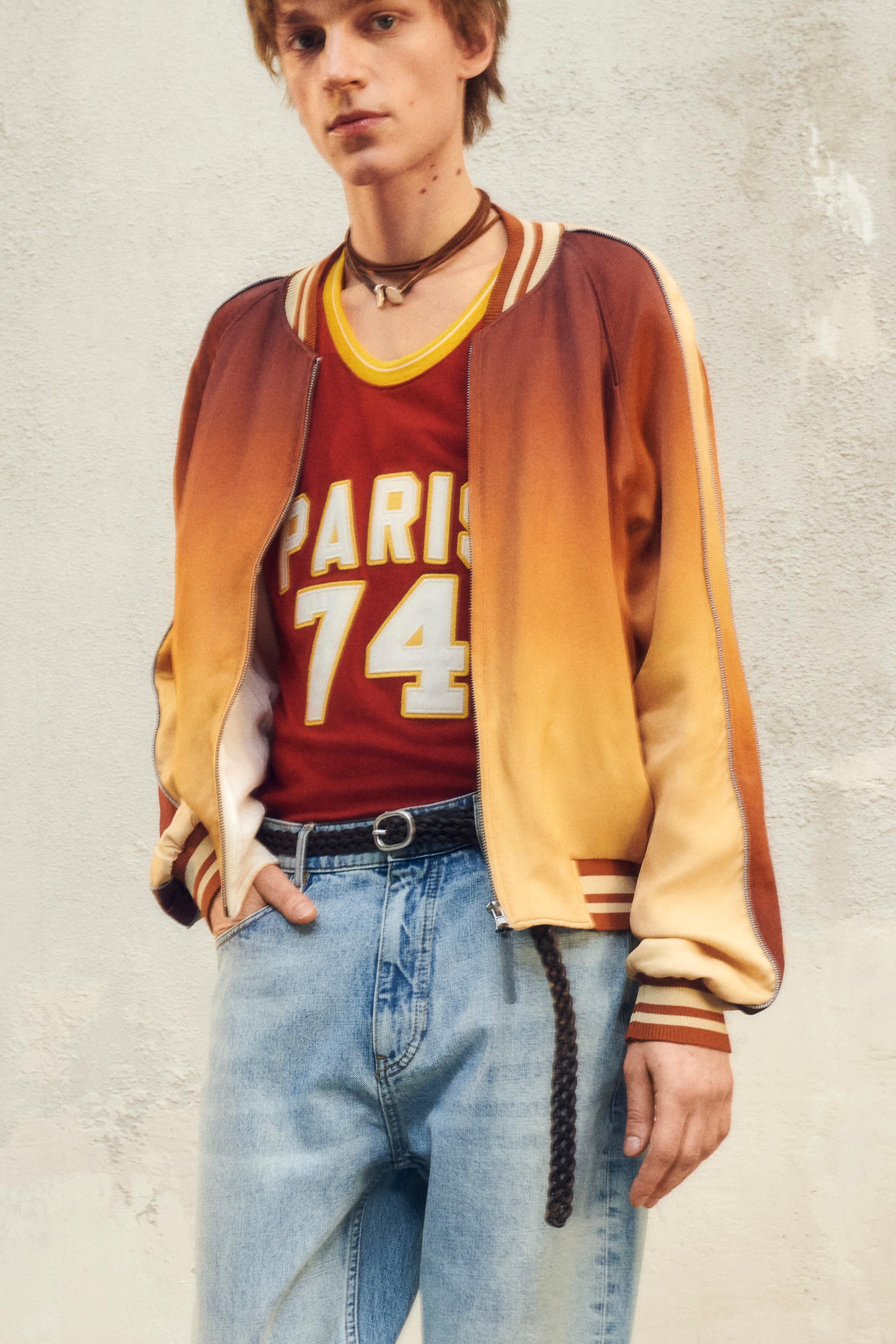 LIMITED EDITION OMBRE PRINT BOMBER JACKET