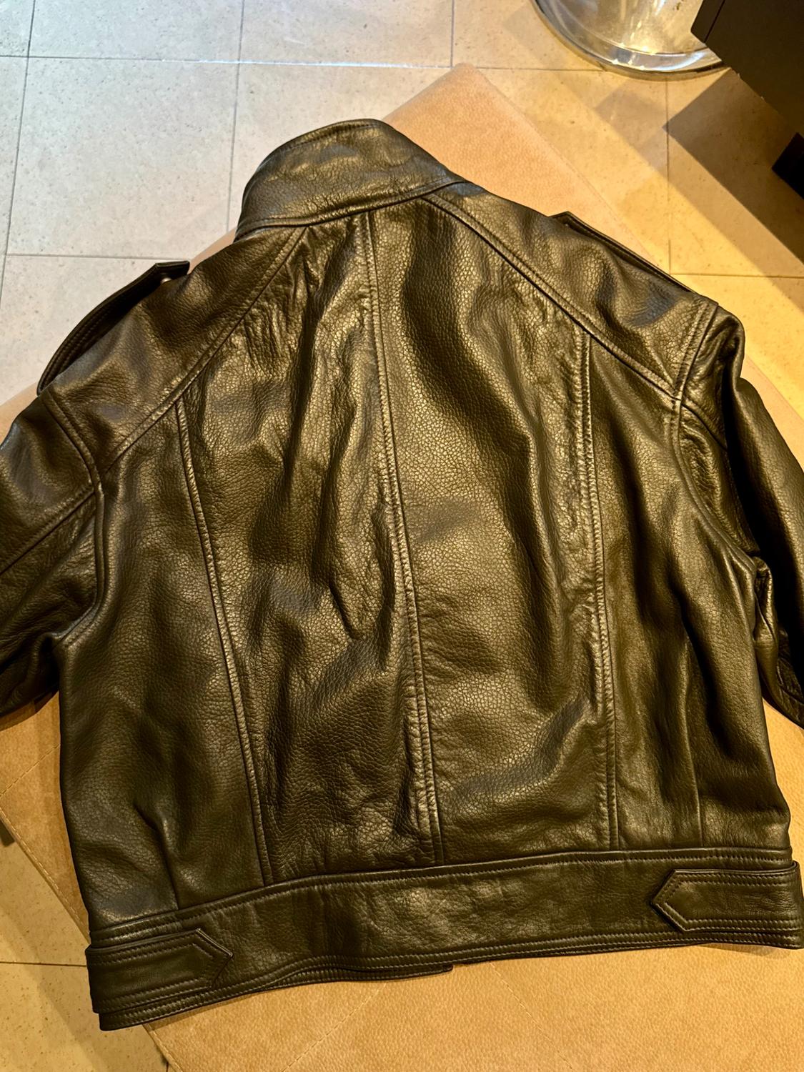 ZW COLLECTION LIMITED EDITION LEATHER BOMBER JACKET - Image 10