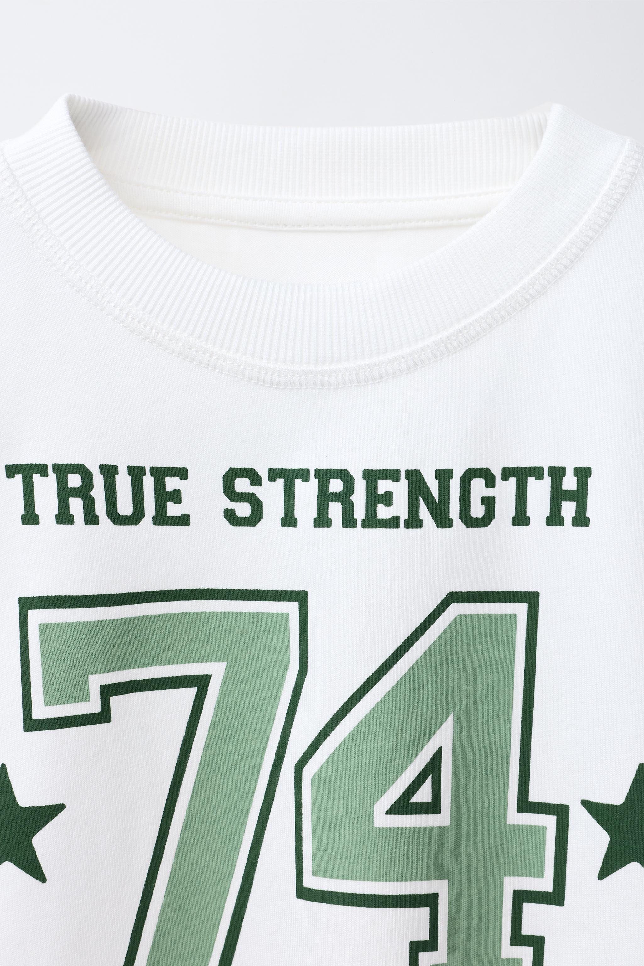 NUMBER I ロゴ Tシャツ＆タオル VARSITY PRINT T-SHIRT - White | ZARA United States