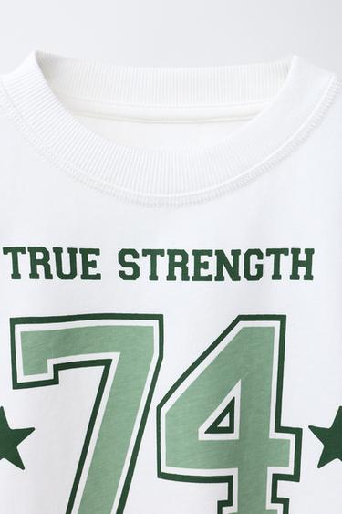 VARSITY PRINT T-SHIRT - White by Zara - Image 2