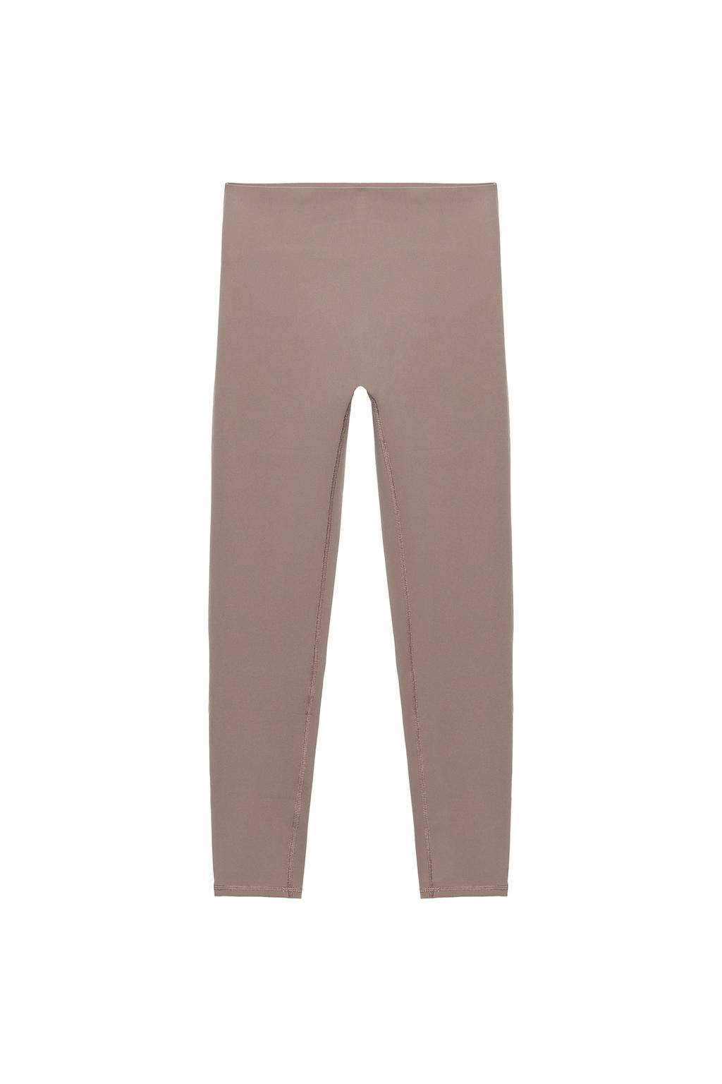 Stretch Leggings - Light Brown by Zara