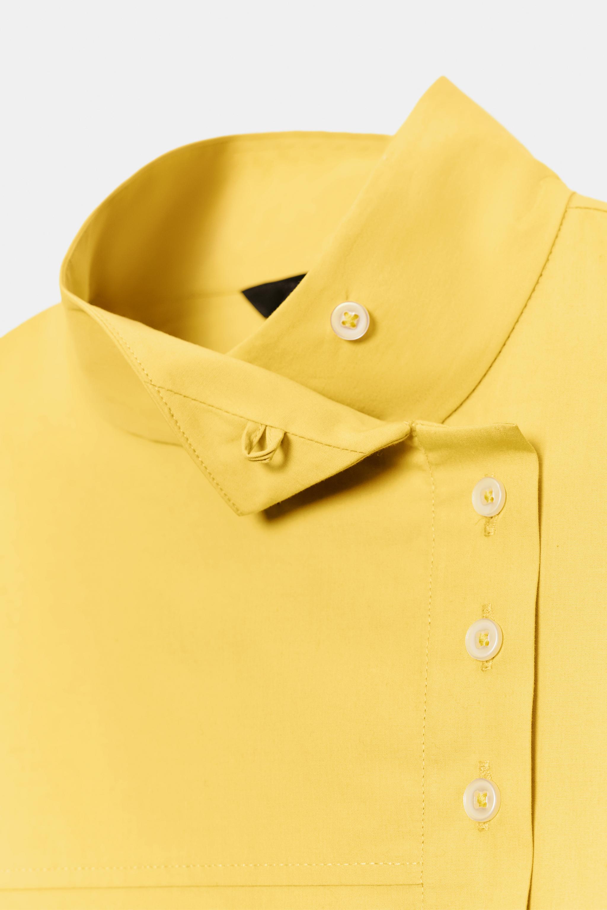 CHEMISE EN POPELINE À FERMETURE CROISÉE ZW COLLECTION